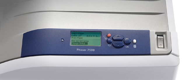 Принтер Xerox Phaser 7500N - принтер для цветной печати крупных масштабов