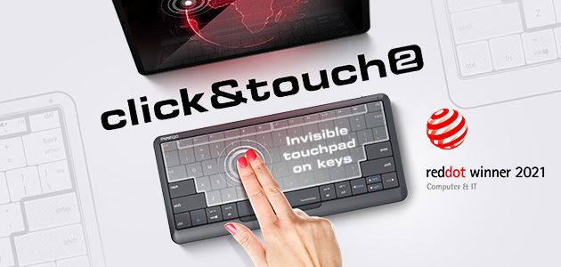 Смарт-клавиатура Prestigio Click&Touch 2 завоевала награду Red Dot Award: Product Design 2021