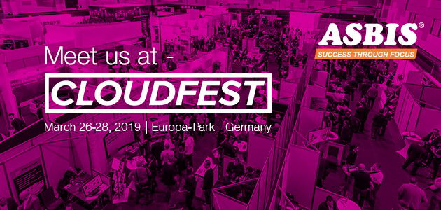 Назначьте встречу с ASBIS на Cloudfest 2019